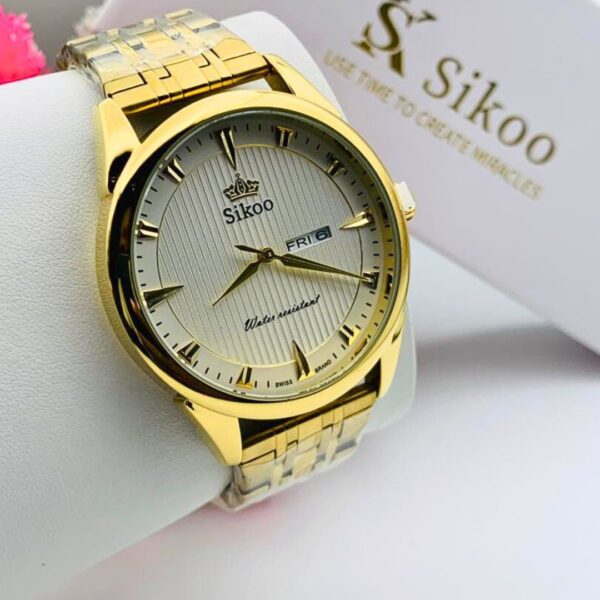 Montre SIKOO couleur or