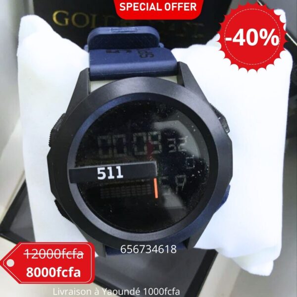 Montre-sport-bleue